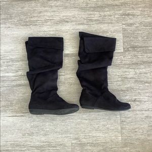 Black Suede Boots